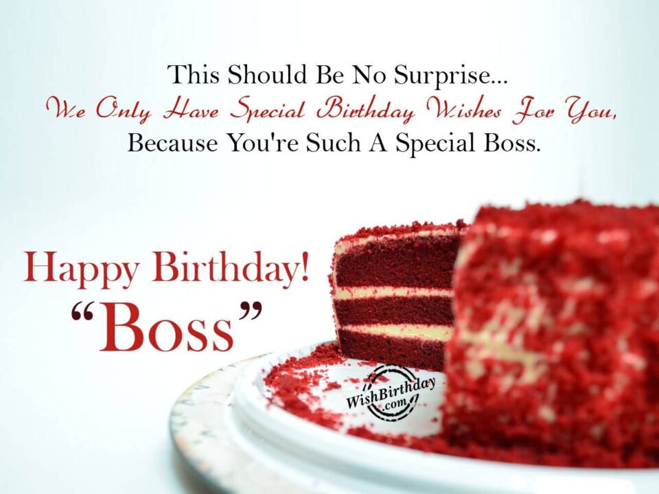 32 Wonderful Boss Birthday Wishes, Sayings, Picture & Photo | Picsmine